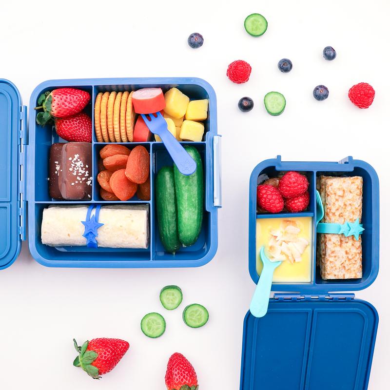 Sujetadores de Silicon The Lunch Punch Wrap bands - Azul