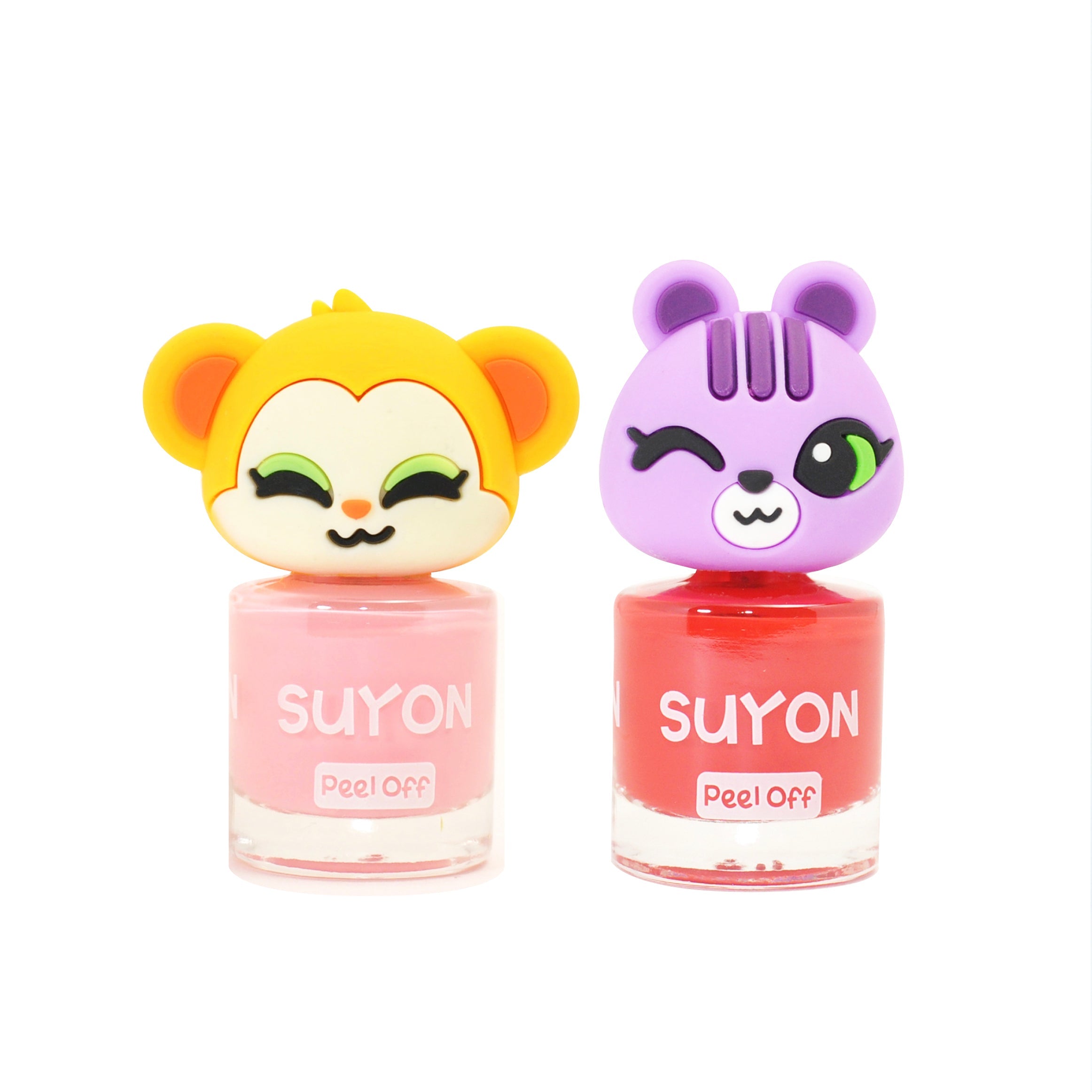 Set de 2- Barniz de Uñas Koko & Arong "Rosa y Rojo"