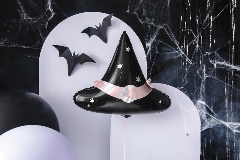 Globo Metálico Sombrero Bruja Halloween