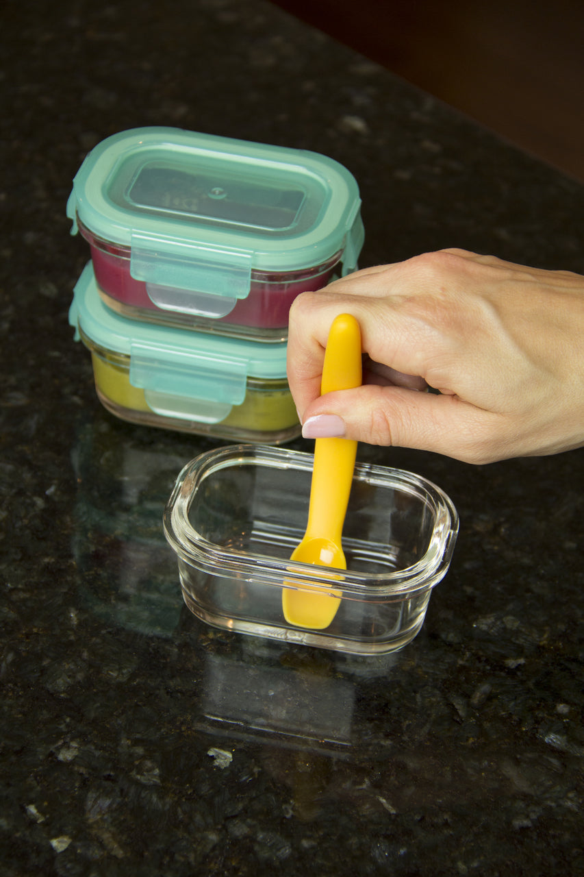 Cuchara de silicón Innobaby con estuche para bebé