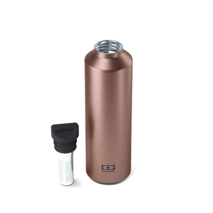 Termo MONBENTO 500 ml Steel Cuivre con infusor para té