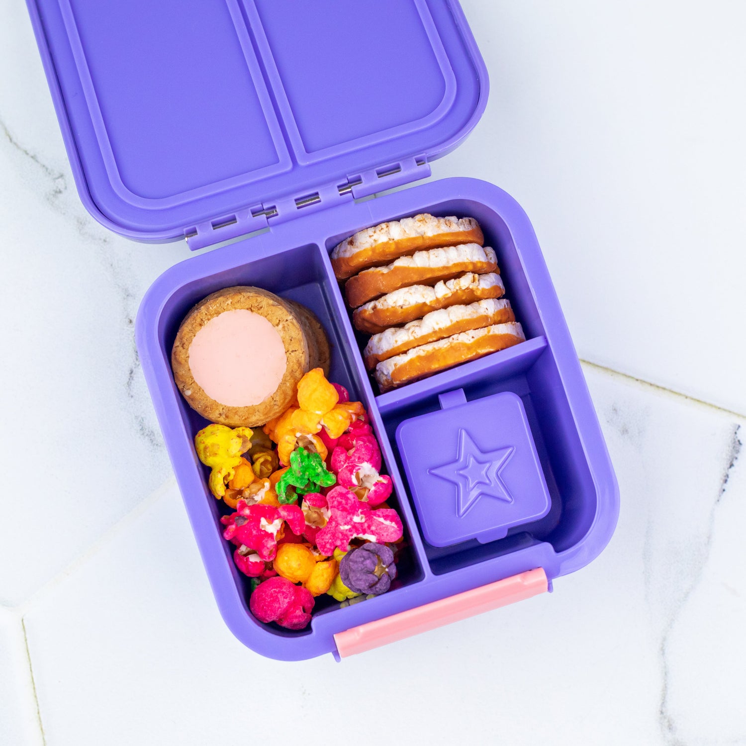 Mini contenedores Little Lunch Box Estrella Cierre Hermético
