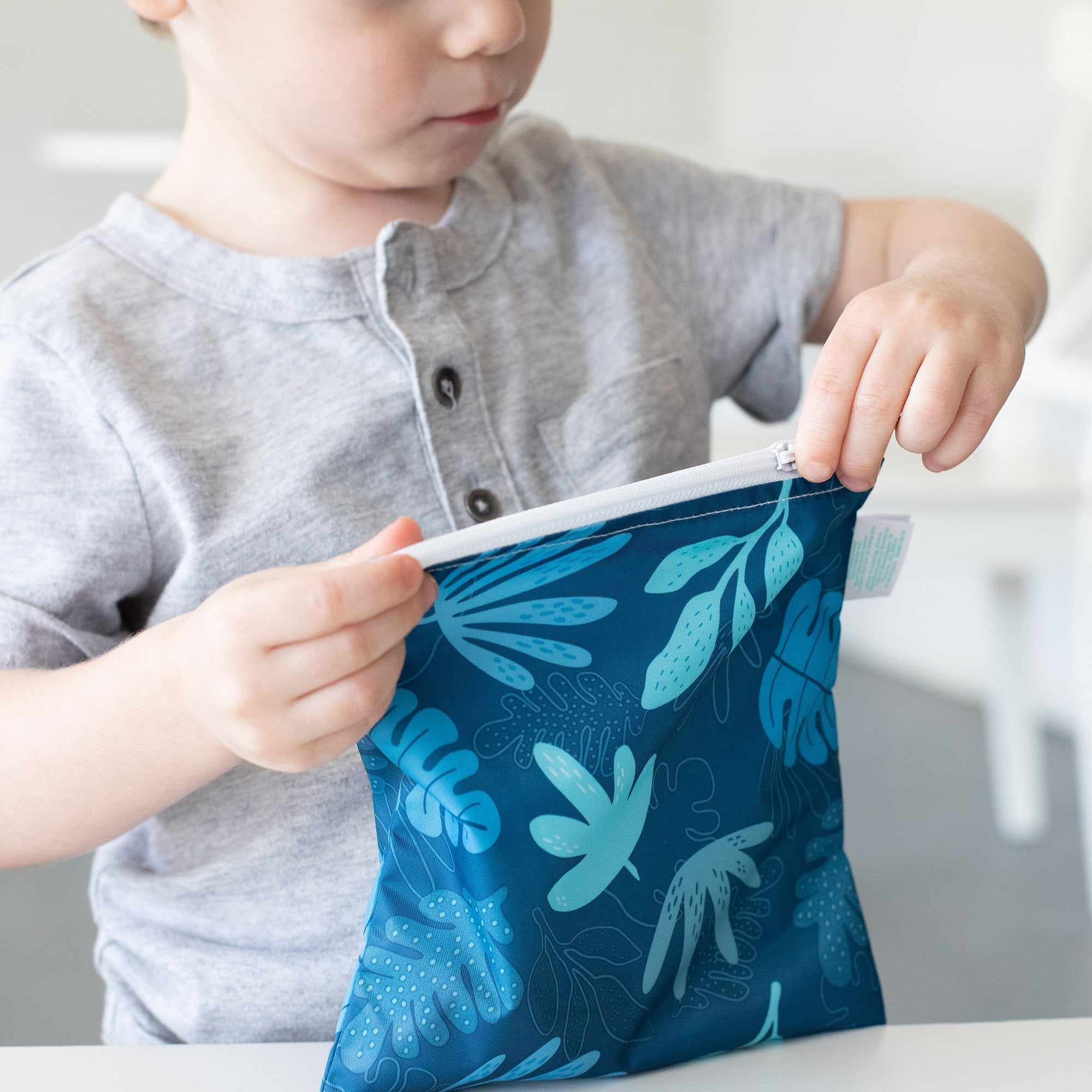 Snack Bag Grande Blue tropic