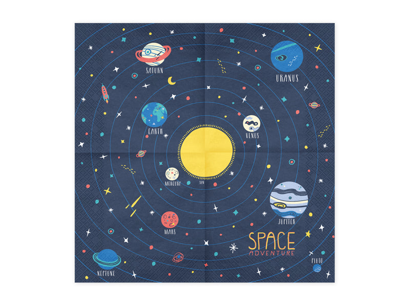 Servilletas Planetas Space