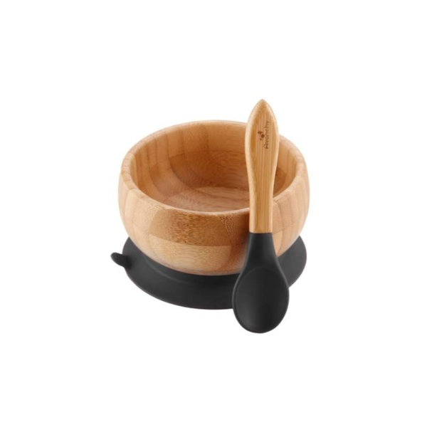 Bowl de Bambú AVANCHY para Bebé con base antiderrapante