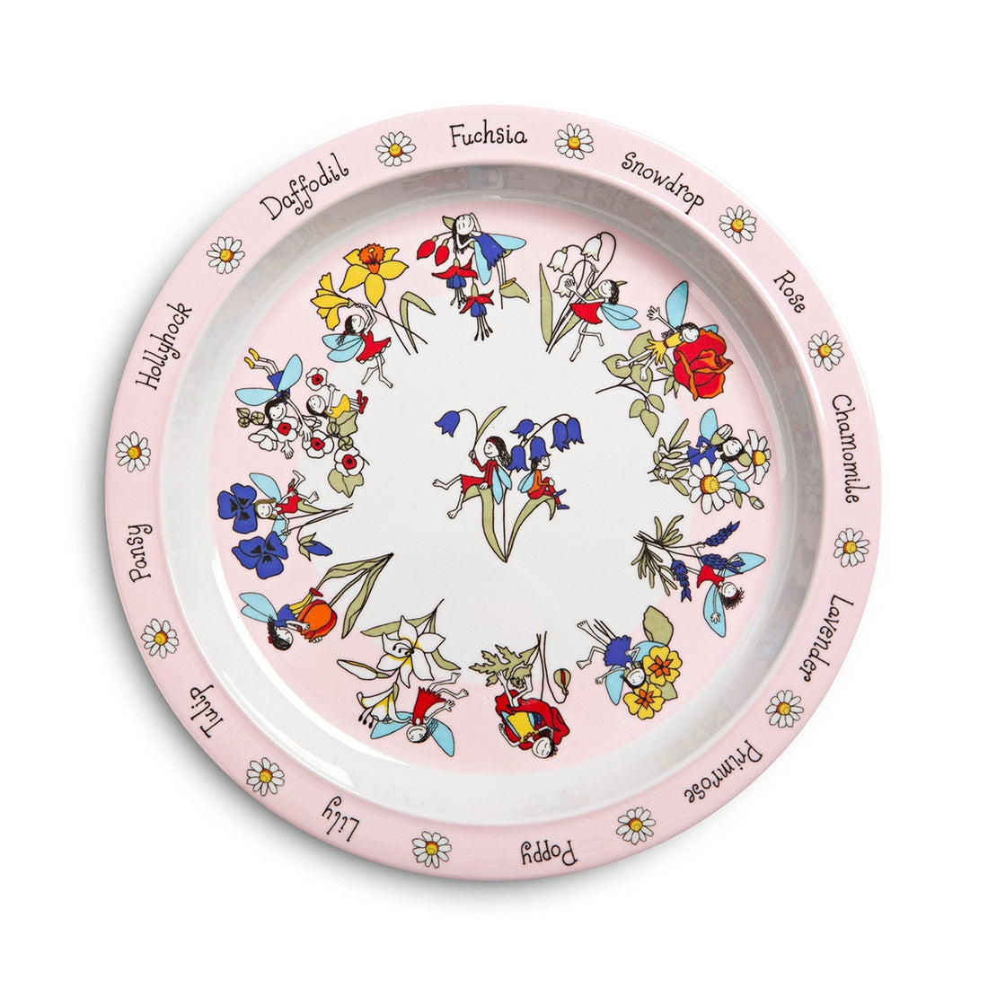 Plate Flower Fairy