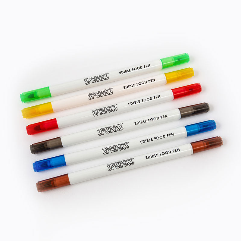 Plumones Comestibles SPRINKS Doble Punta Seis piezas