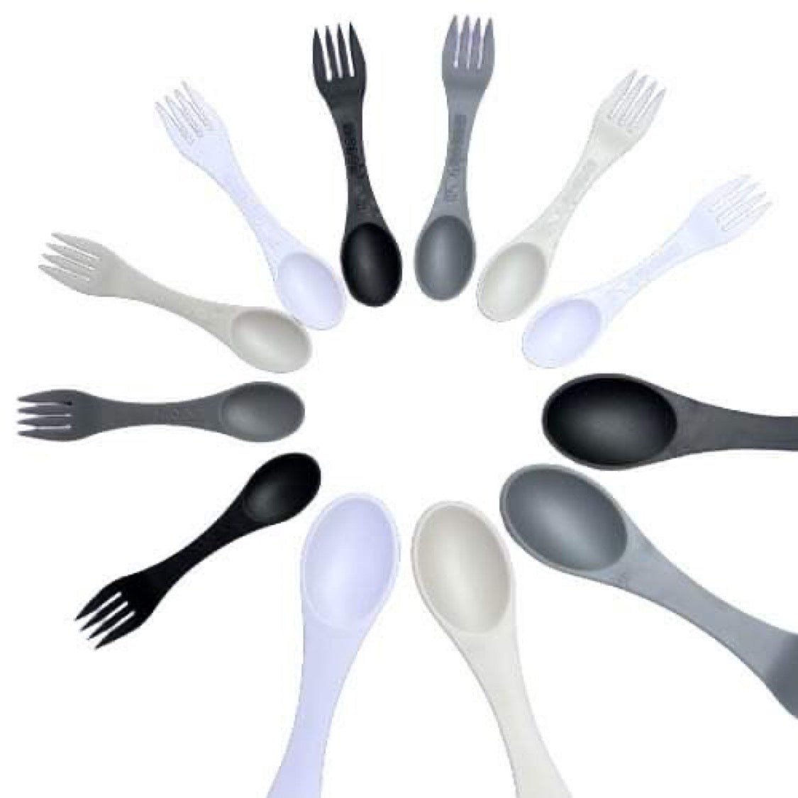 Juego de Sporks Cuchara y Tenedor en uno