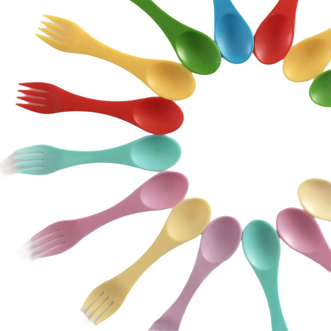 Juego de Sporks Cuchara y Tenedor en uno