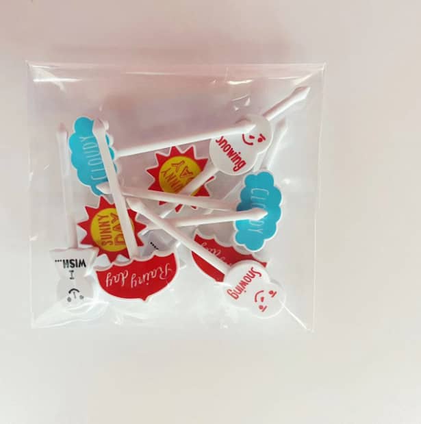 Palillos Snowing Navidad