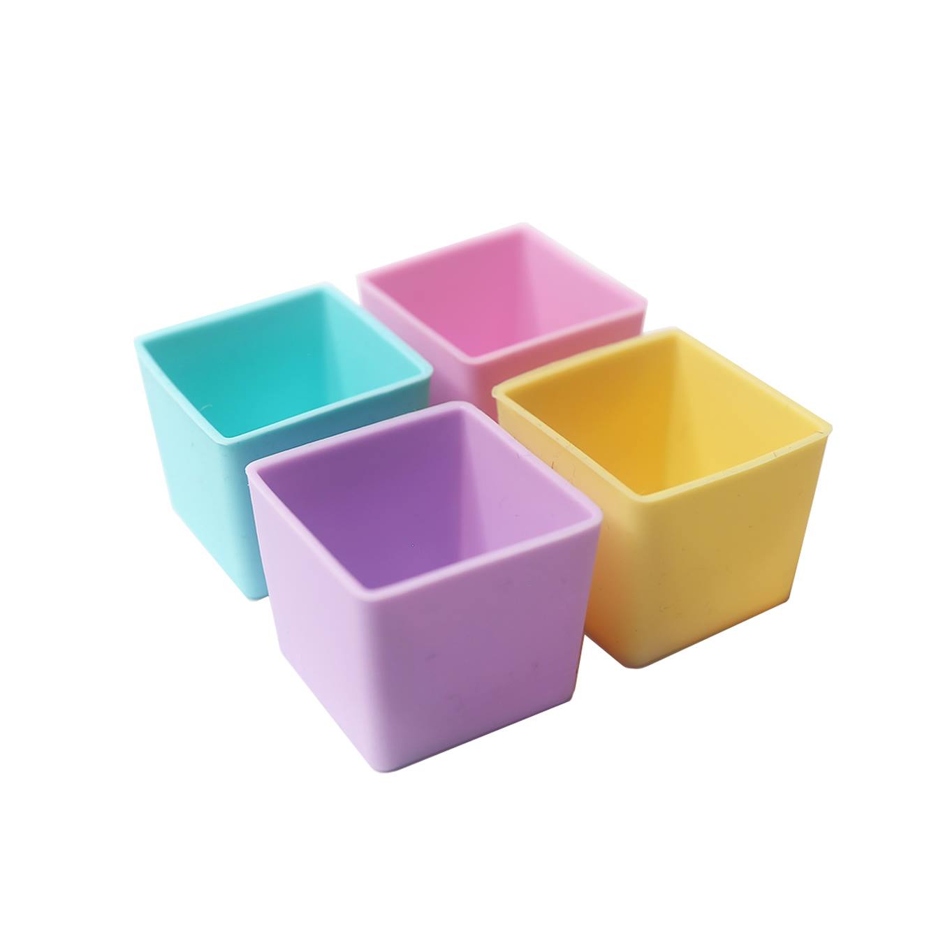 Capacillos de Silicon Munch Cups Cuadrados