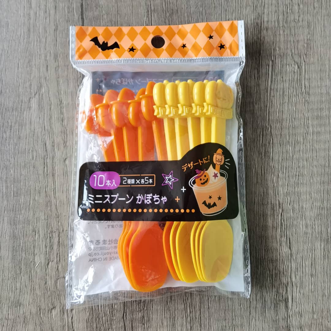 Cucharas Happy Halloween Bruja y Calabaza