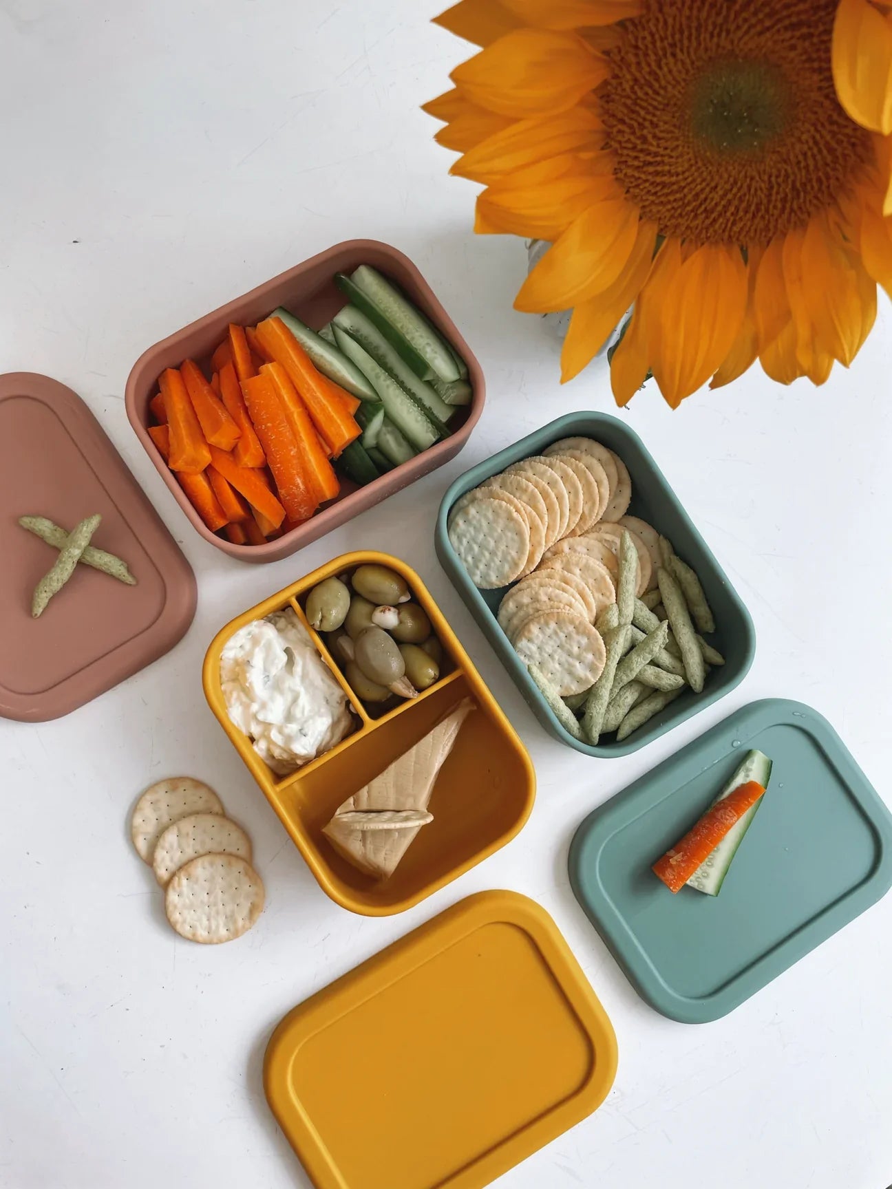 Lonchera TZW Silicon SnackBox + Cuadrada
