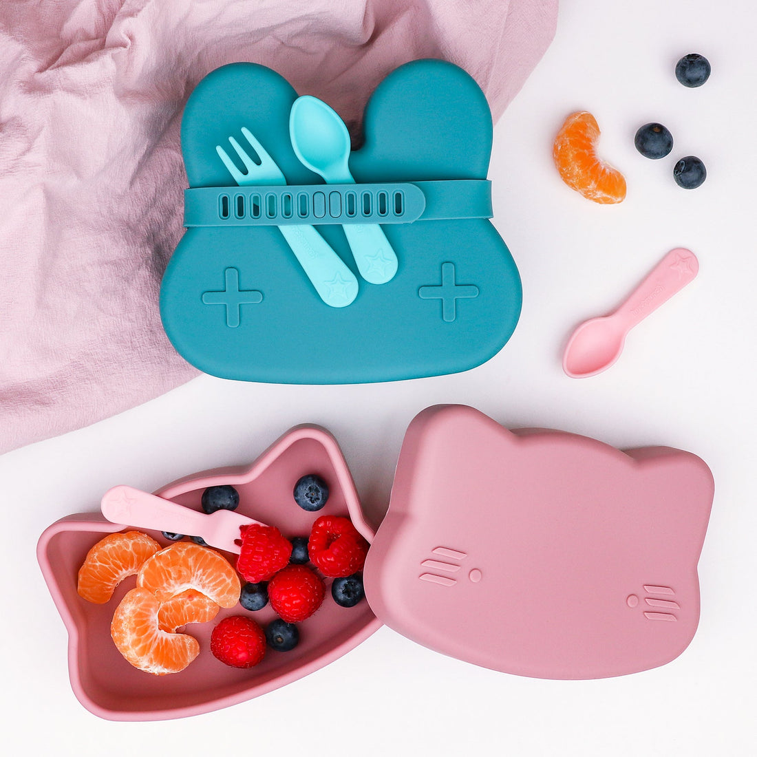 Mini Cubiertos The Lunch Punch Juego de 6 piezas Amarillo