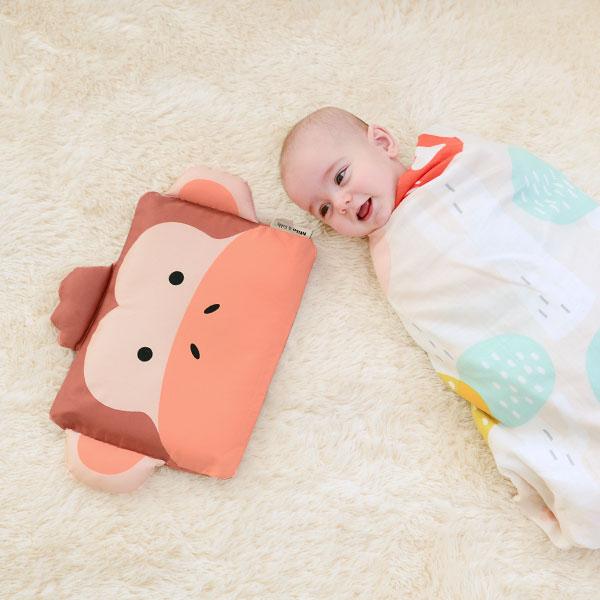 Funda de Almohada Para Bebé Mono "Mike"