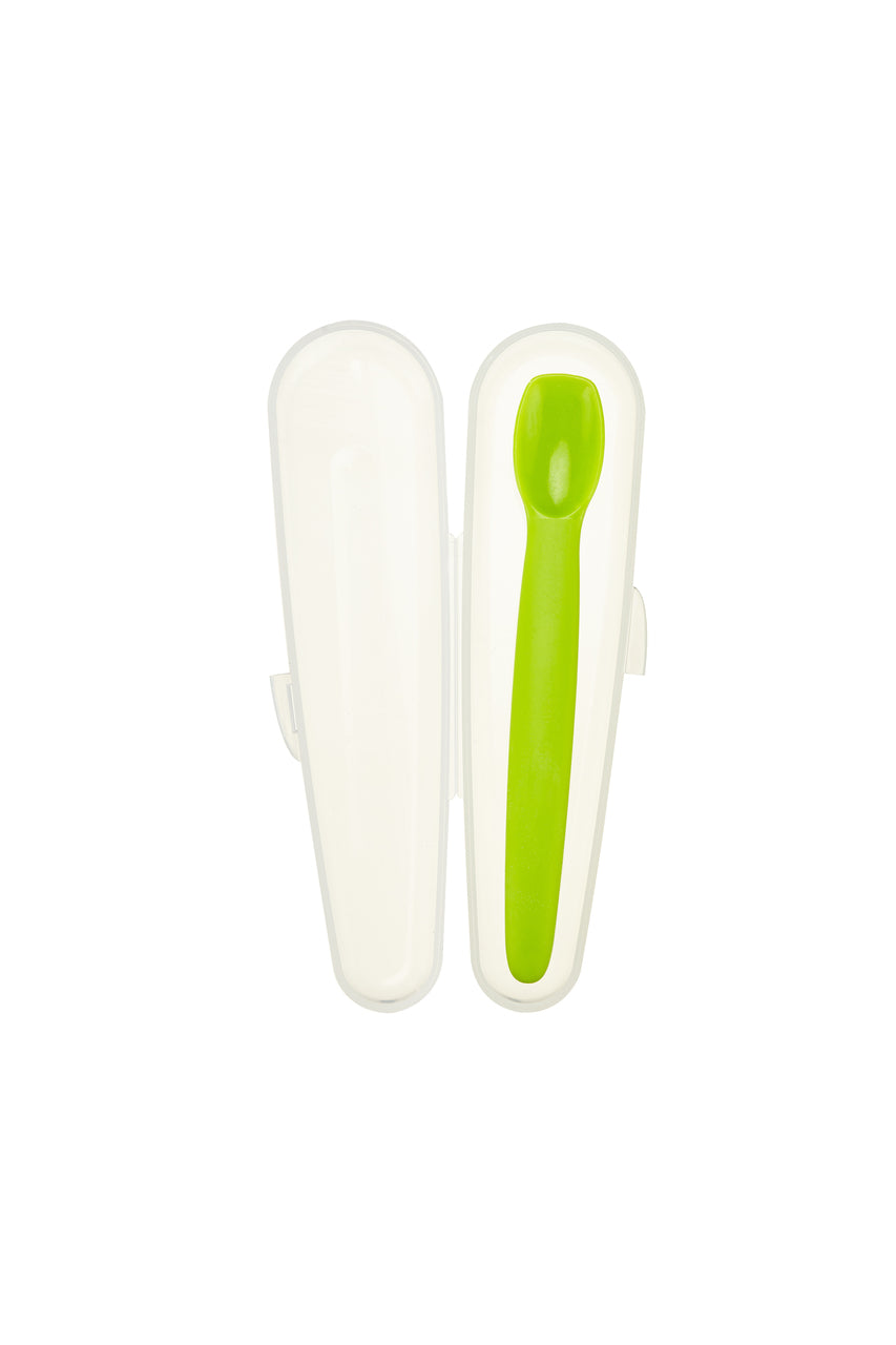 Cuchara de silicón Innobaby con estuche para bebé