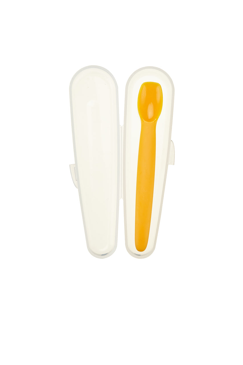 Cuchara de silicón Innobaby con estuche para bebé