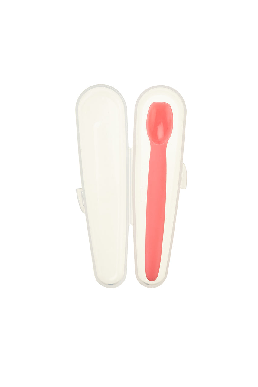 Cuchara de silicón Innobaby con estuche para bebé