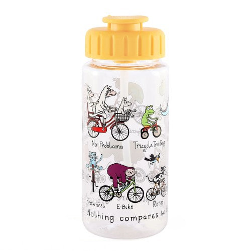 Botella Tyrrel Katz Bikes 400 ml con popote Kids