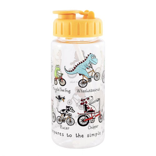 Botella Tyrrel Katz Bikes 400 ml con popote Kids