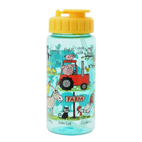 Botella Tyrrel Katz Granja 400 ml con popote Kids