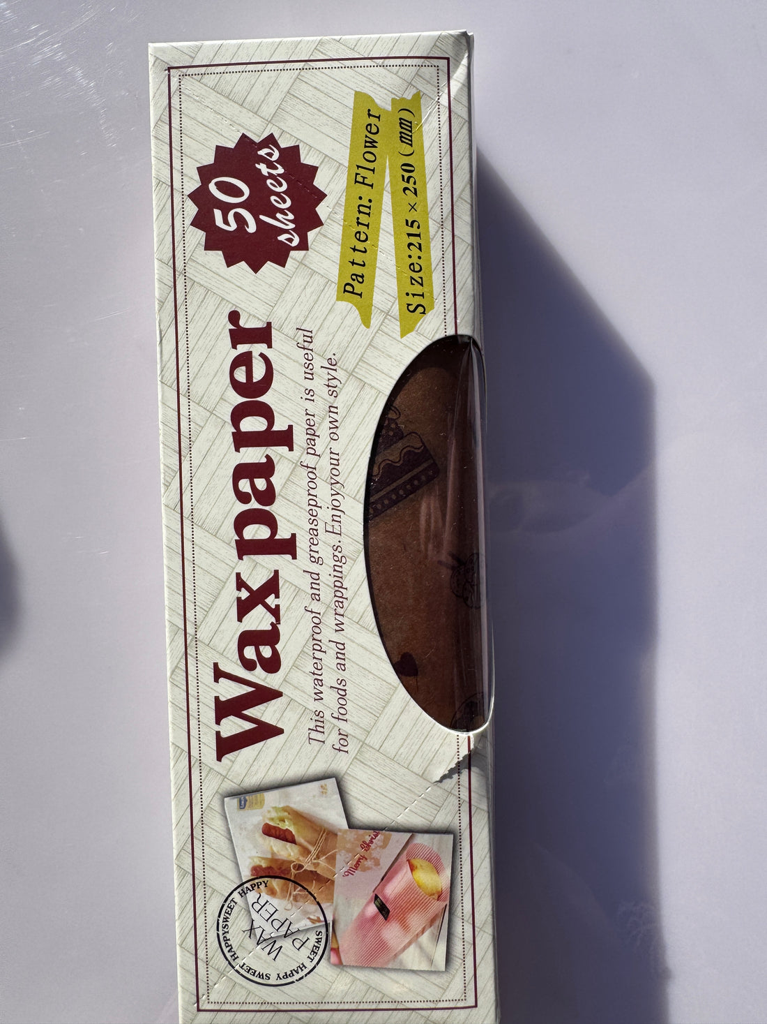 Papel Encerado Wax Paper Chocolates