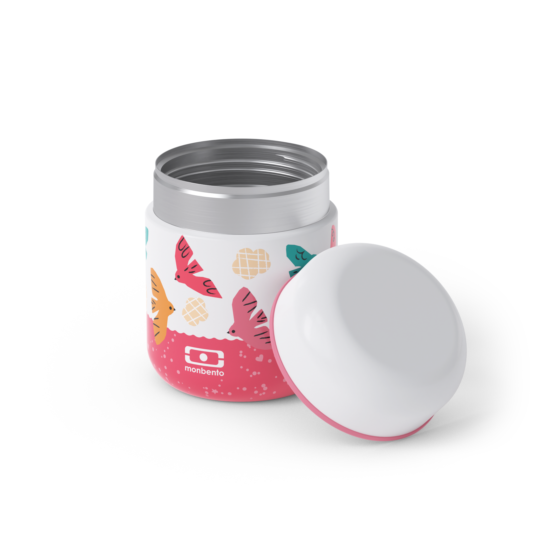 MONBENTO Termo Food Jar 280 ml Kids Aves