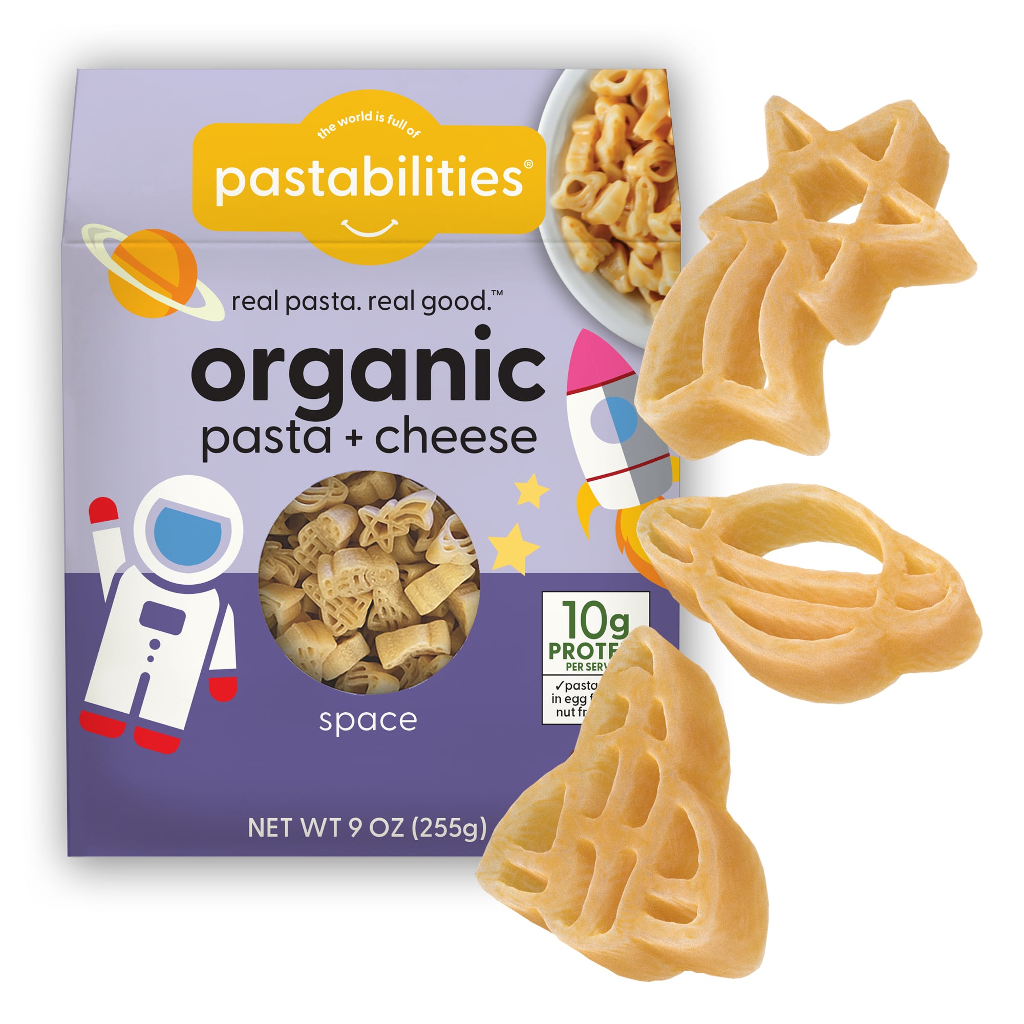 Pasta Pastabilities Organic pasta + cheese 255g