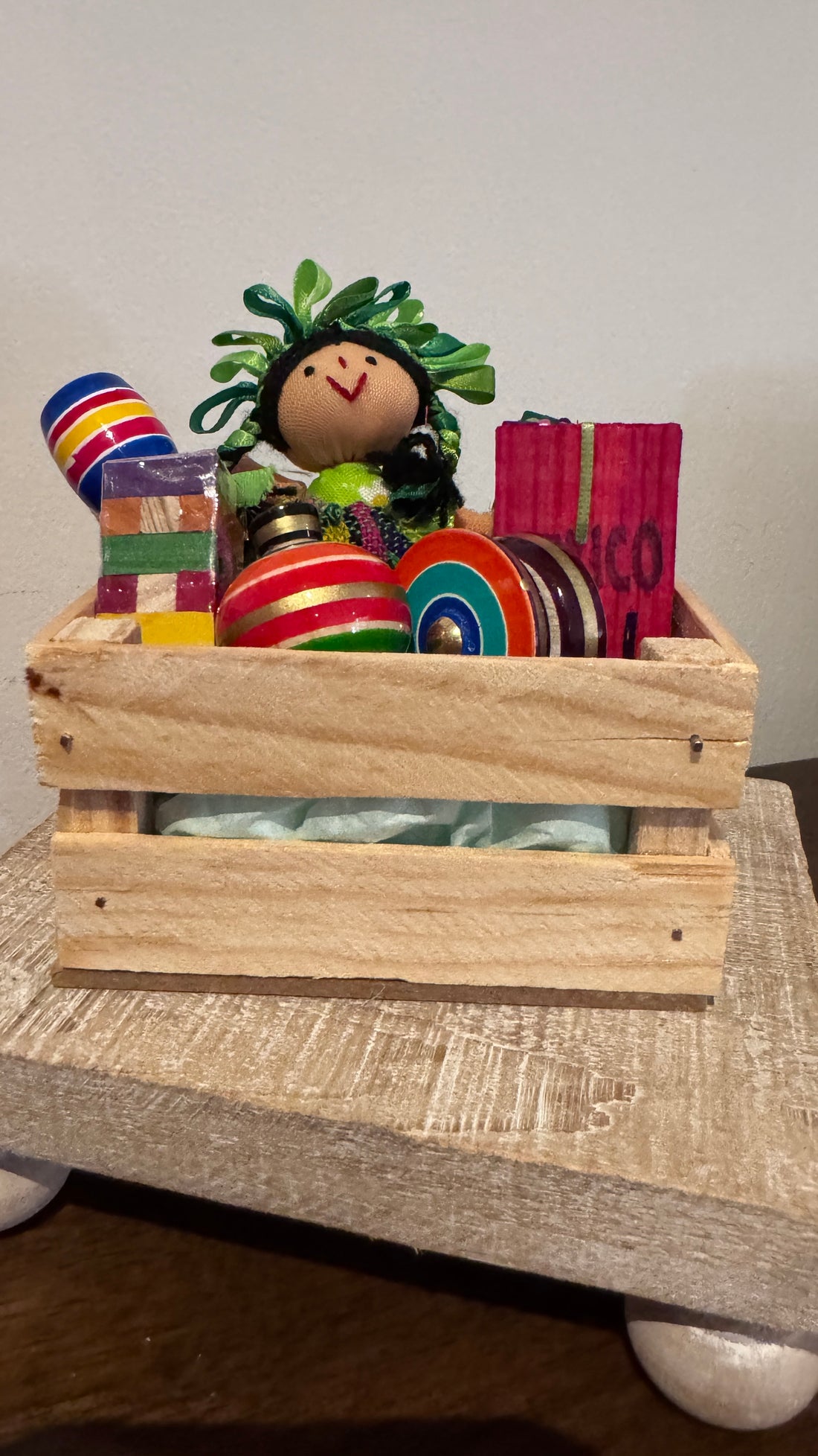 Kit Juegos Mini Tradicionales Huacal Mini MLele