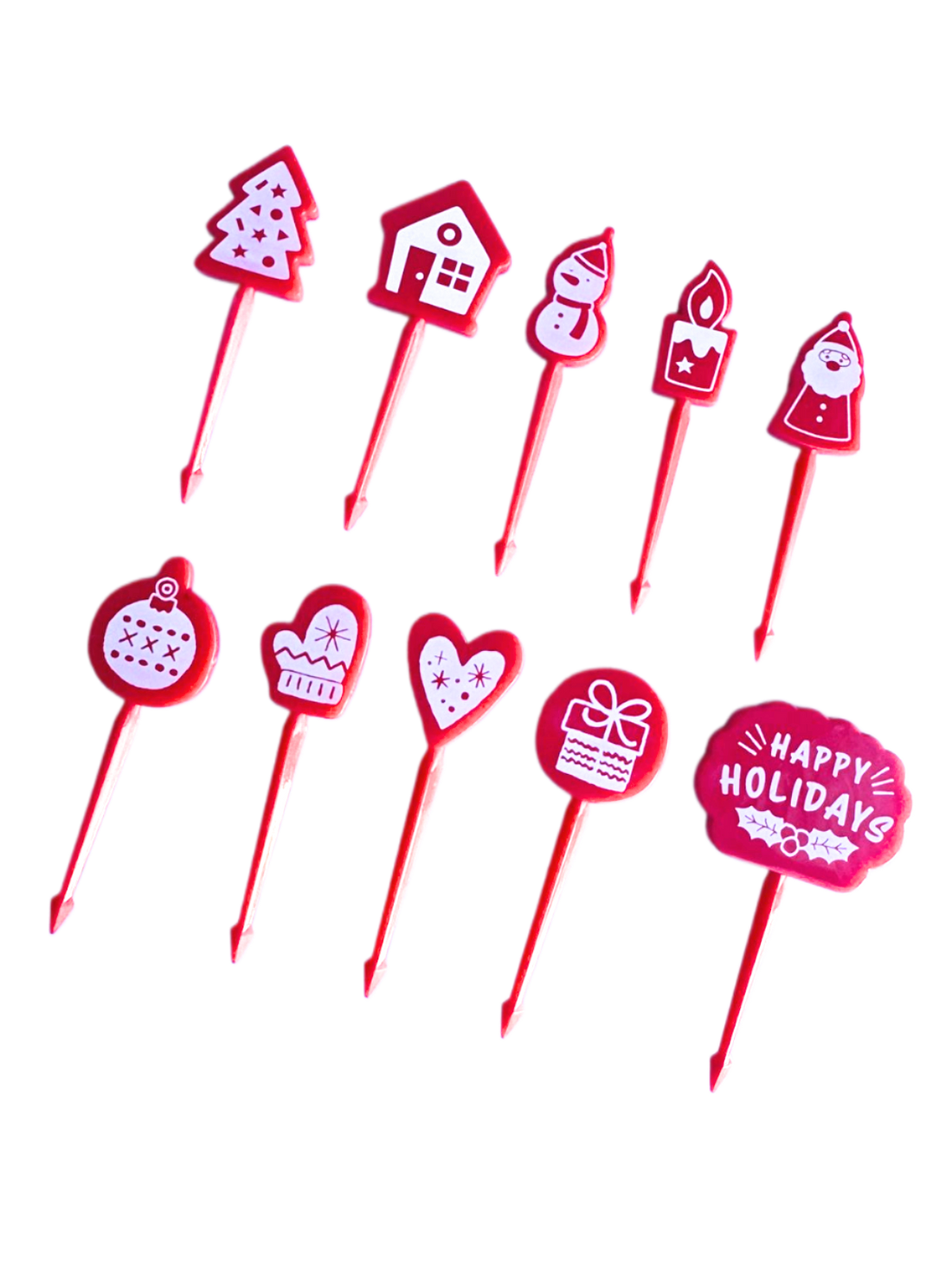 Palillos Navidad Happy Holidays