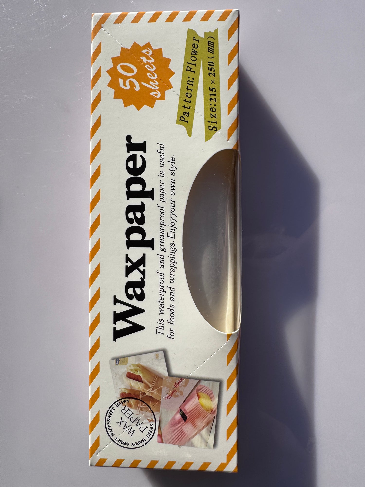 Papel Encerado Wax Paper Marca de Agua