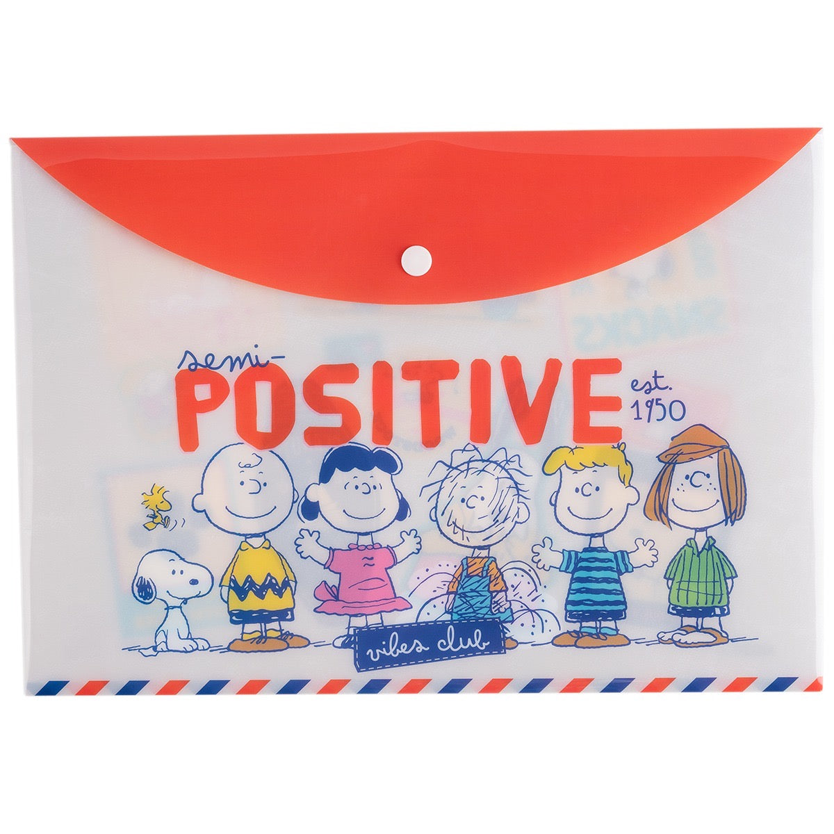PRETTY NOTES  SOBRE A4 CON BOTON SNOOPY