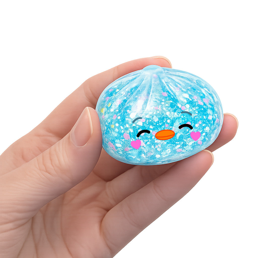 PRETTY NOTES MINI DUMPLING DUCK GLITTER