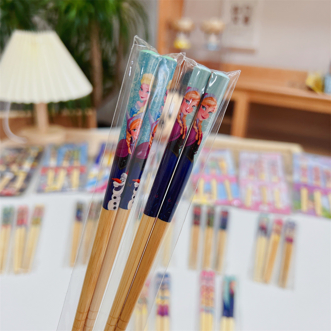 Paquete de Palillos Chinos - Chopsticks Ana y Elsa Frozen 2 sets