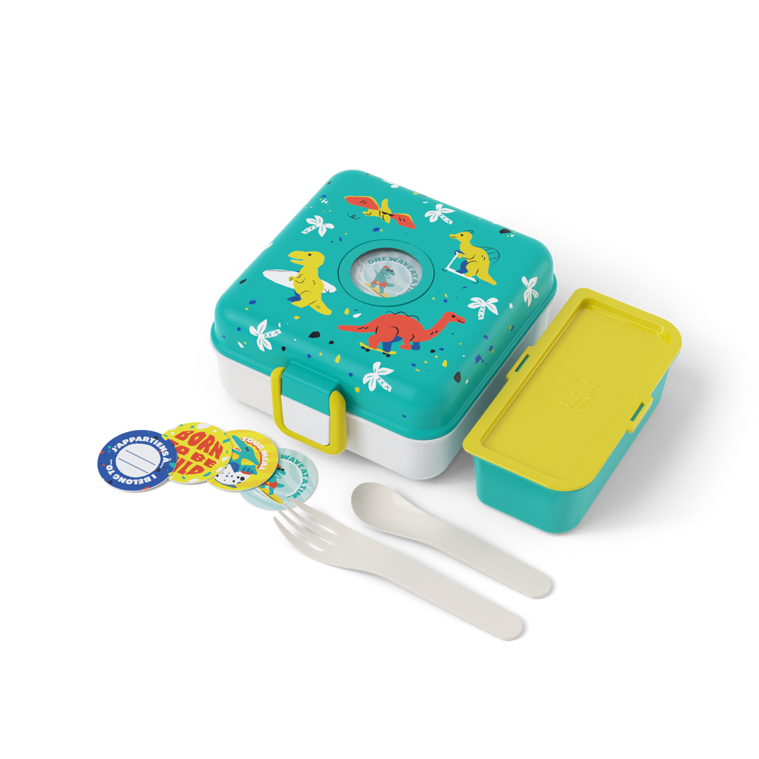 Lonchera MONBENTO Snacky Dinosaurios