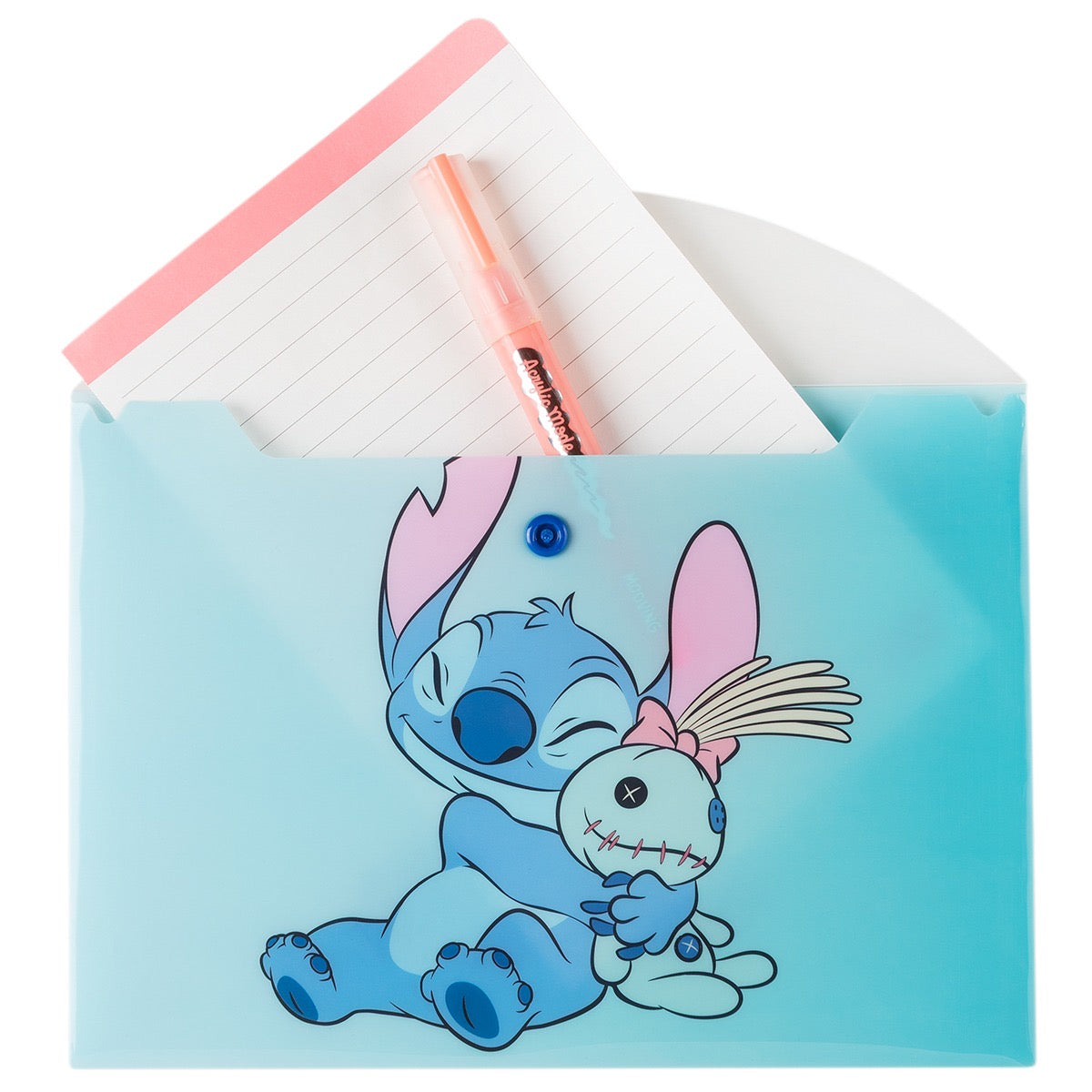 PRETTY NOTES Sobre con boton A5 Stitch