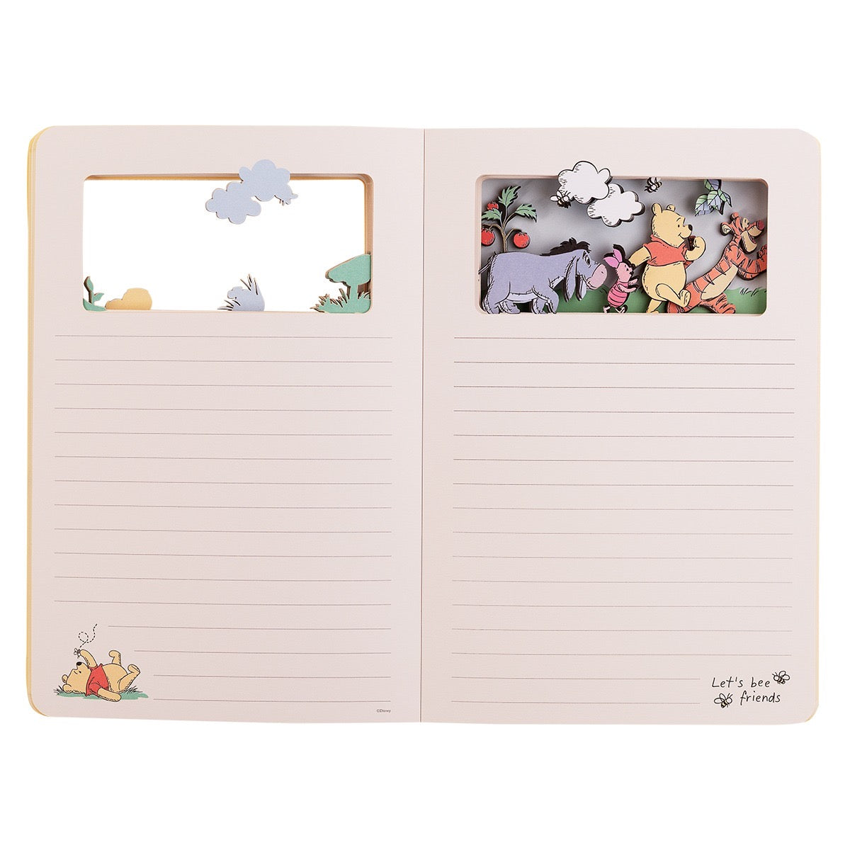 PRETTY NOTES CUADERNO MAGIC LAYERS  WINNIE the POOH