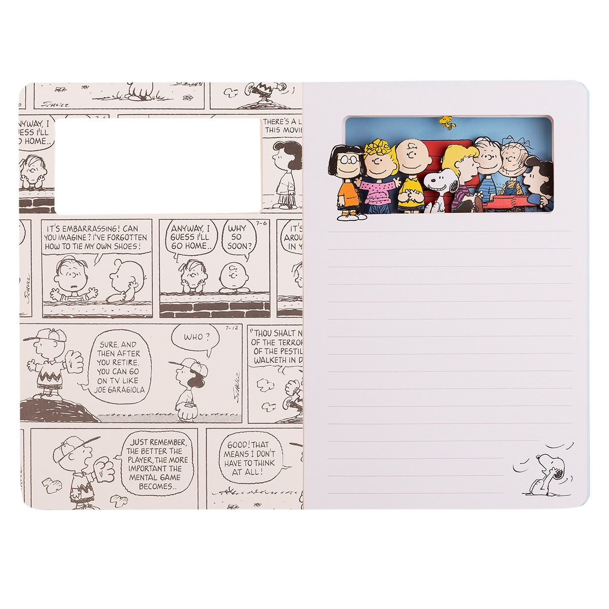 PRETTY NOTES CUADERNO MAGIC LAYERS  SNOOPY