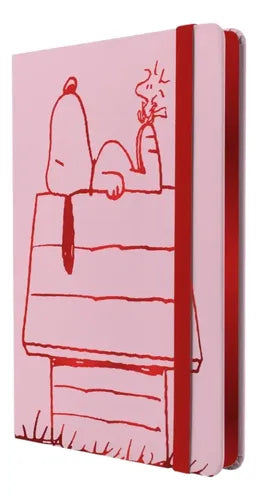 PRETTY NOTES SNOOPY  Mooving Notes A5 Tapa Dura Rayado