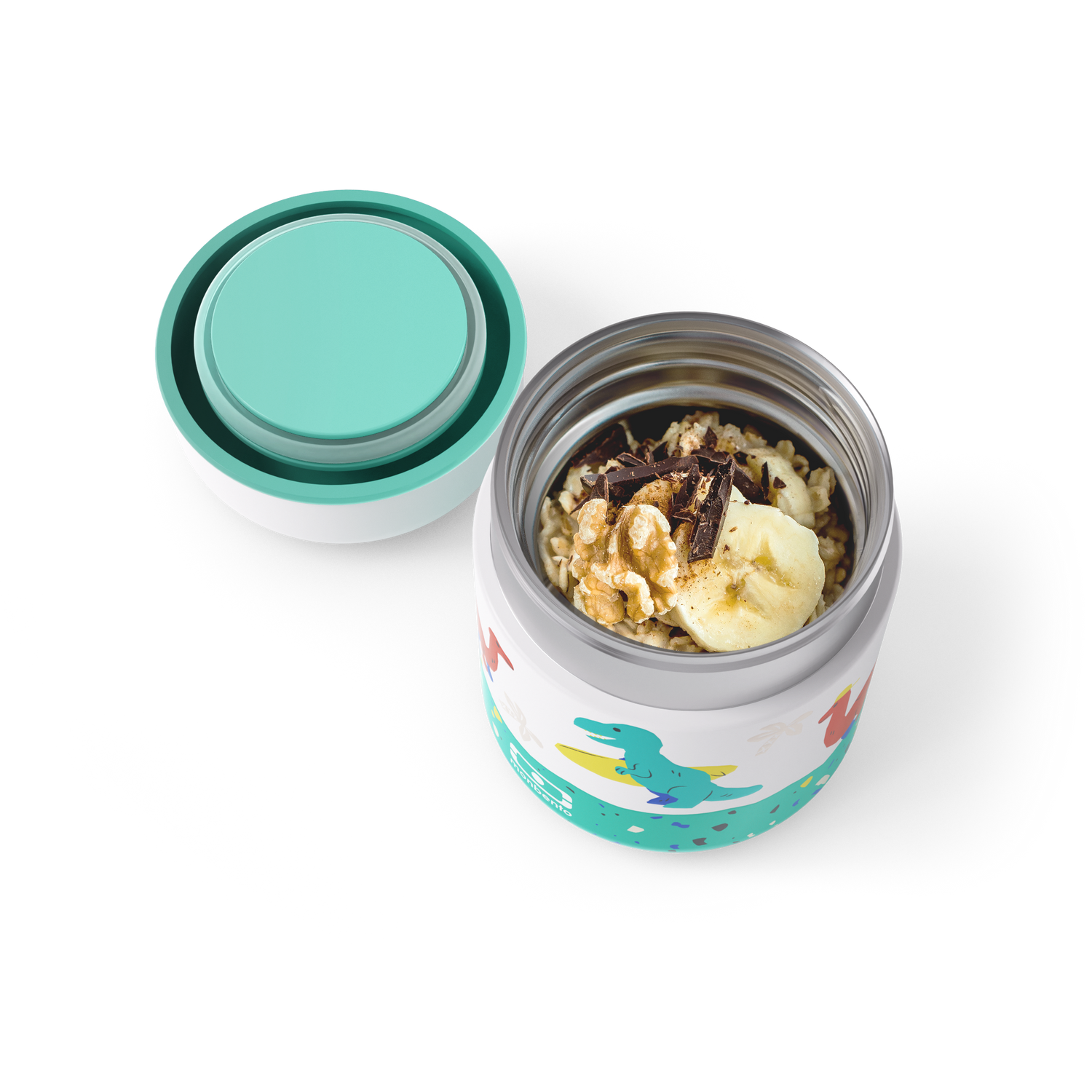 MONBENTO Termo Food Jar 280 ml Kids Dinosaurios