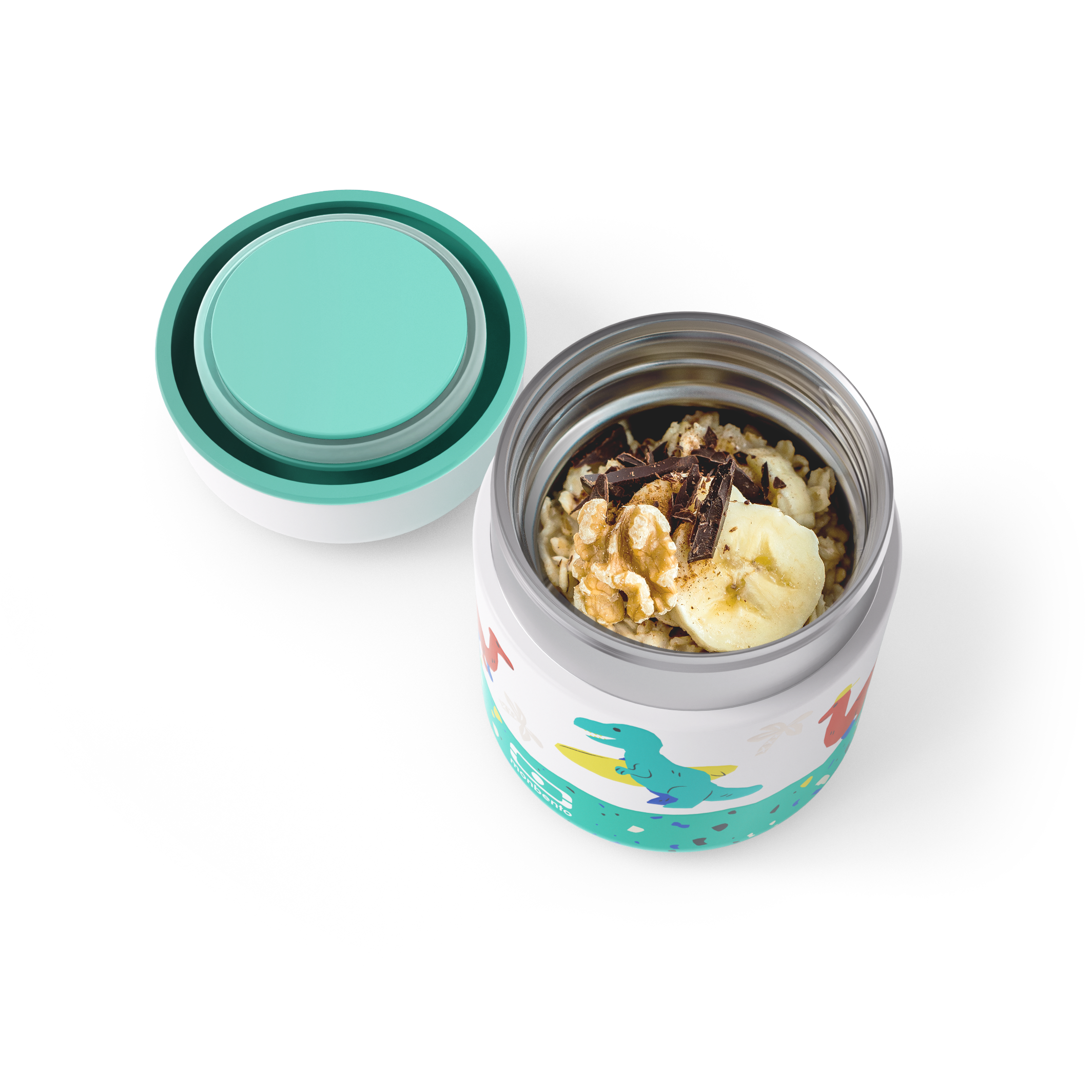 MONBENTO Termo Food Jar 280 ml Kids Dinosaurios