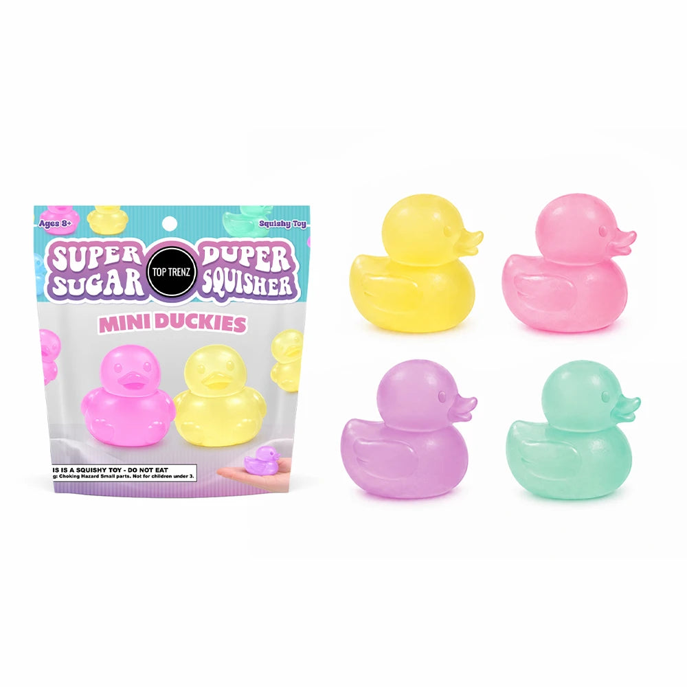 PREVENTA PRETTY SUGAR SQUISHER MINI DUCK 2 PZAS