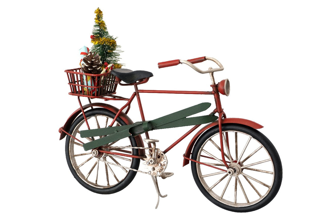 The Elf Hut Bici Roja con Esquis