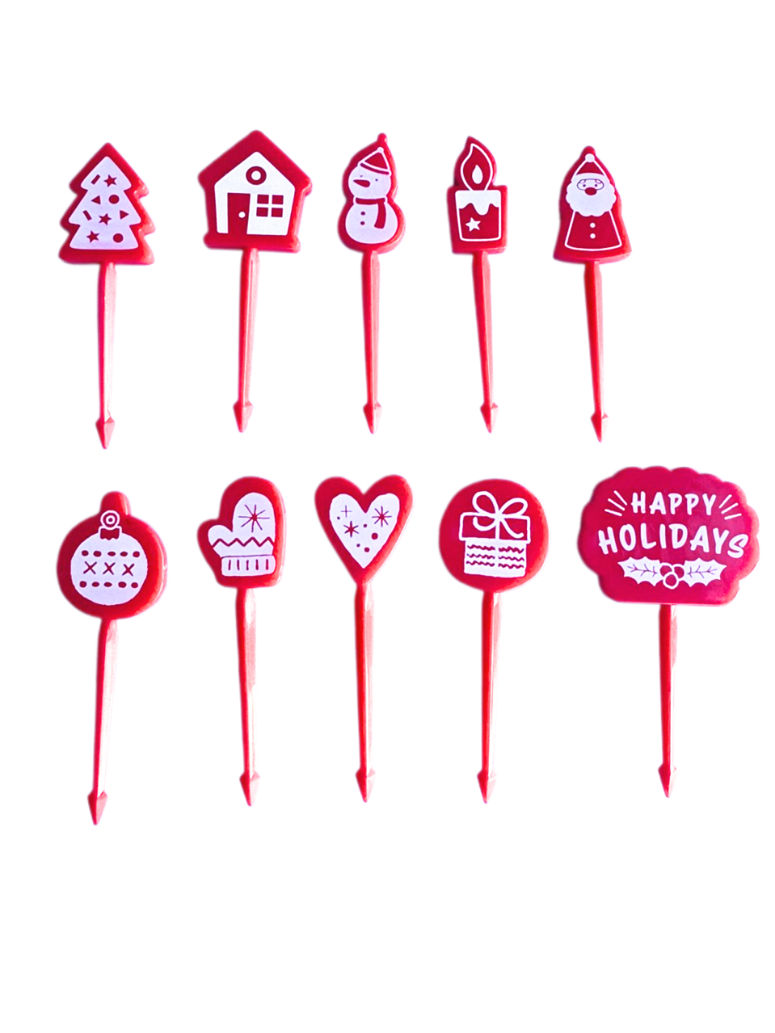 Palillos Navidad Happy Holidays