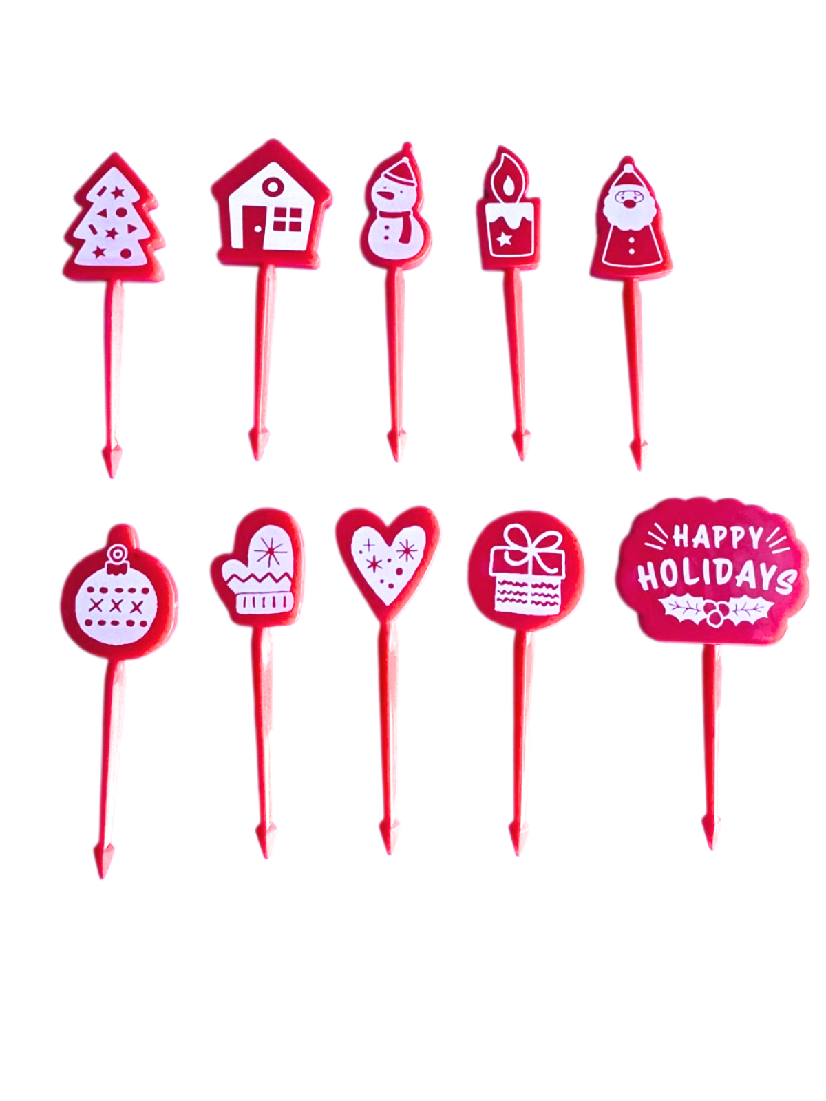 Palillos Navidad Happy Holidays