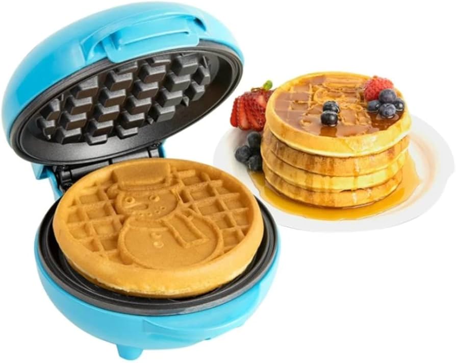 Wafflera Nostalgia My Mini Muñeco de Nieve Navidad