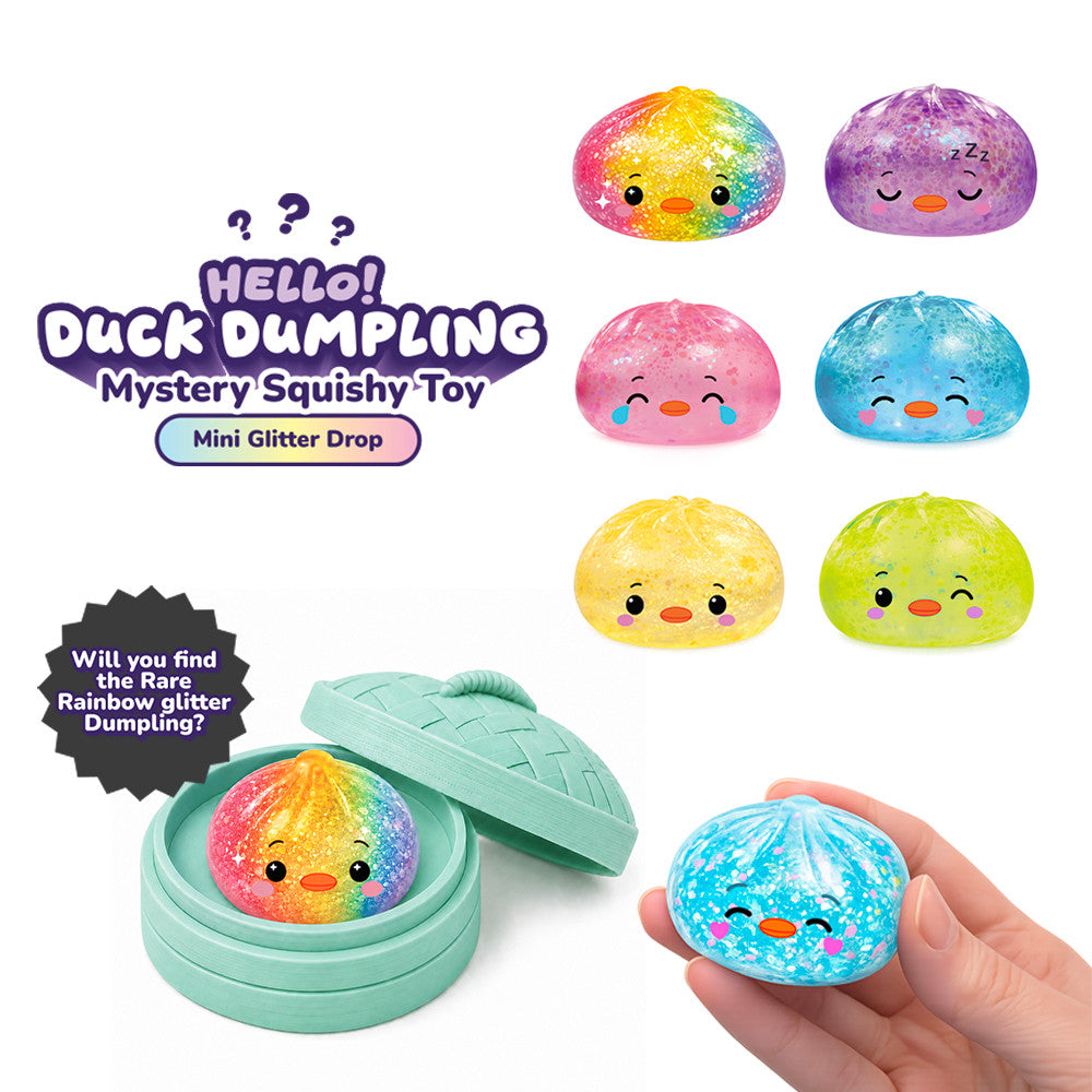 PRETTY NOTES MINI DUMPLING DUCK GLITTER