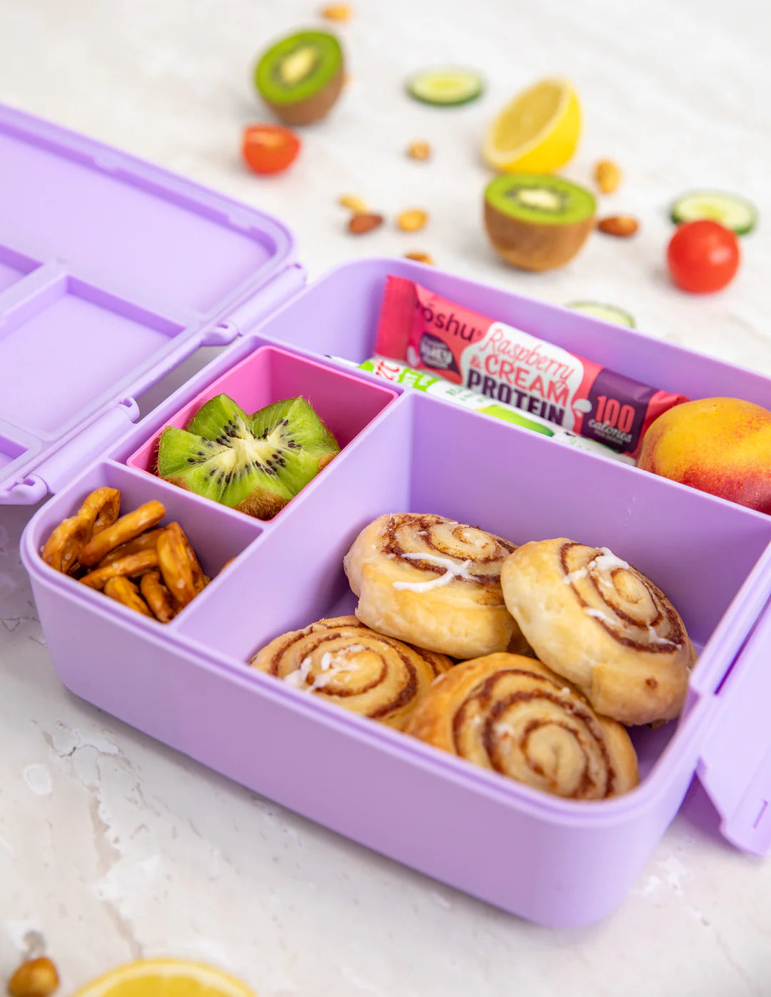 PREVENTA Lonchera MONTII Lunch Box FEAST LILA