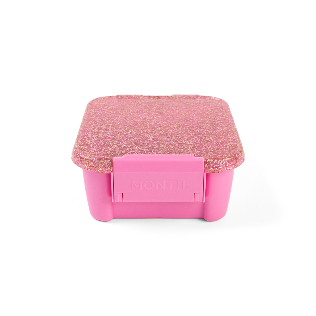 Lonchera MONTII Lunch Box Bento Two Kids Glitter Rosa