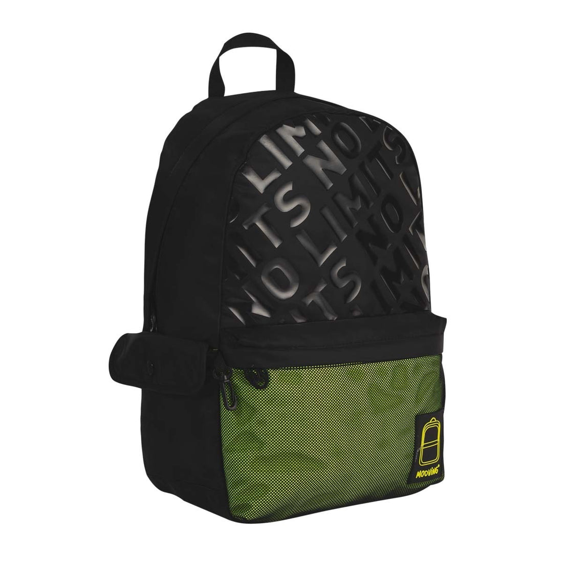 PRETTY NOTES BACKPACK LIMITS NEGRO VERDE